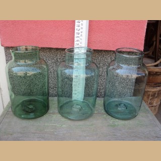 contenitori o boccacci depoca in vetro di vari colori da 10 litri 